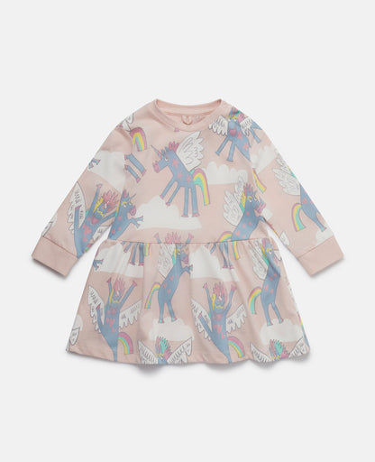 Rainbow Unicorn Print Dress