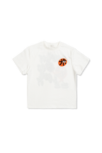 Back Print T-Shirt With Patch