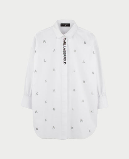 Long Sleeve Letters Dress