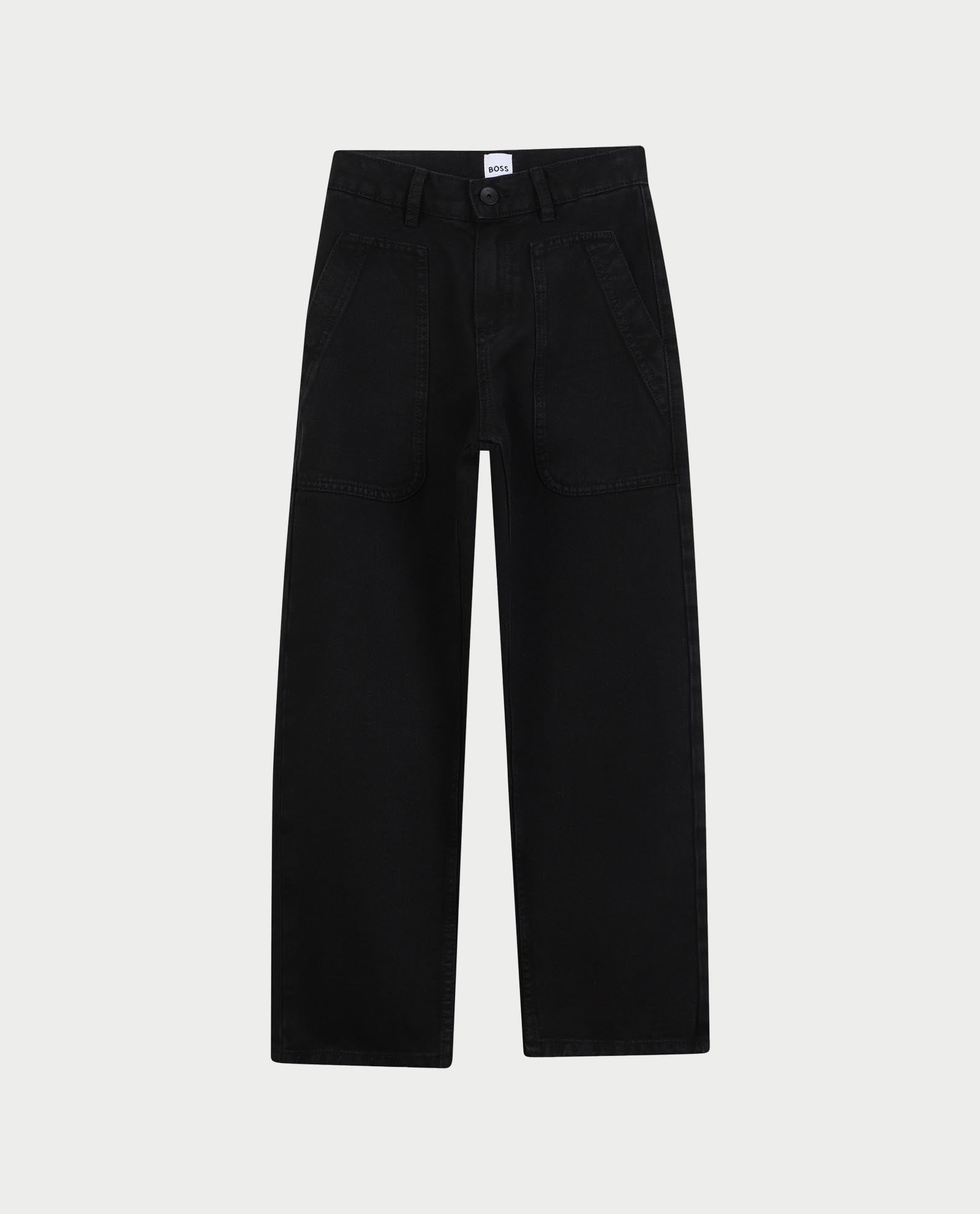 Black Pockets Jeans