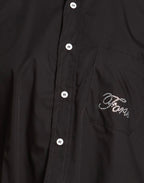 White Collar Cropped Shirt