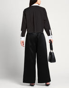White Collar Cropped Shirt