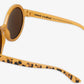 Rounded Sunglasses Leopard