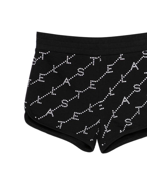 Black Shorts With Logo