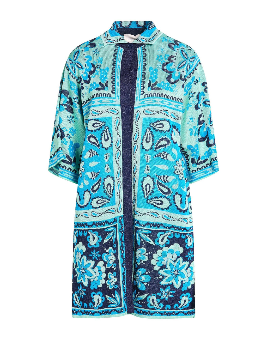 Jacquard Blue Vest