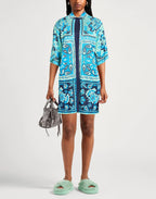 Jacquard Blue Vest