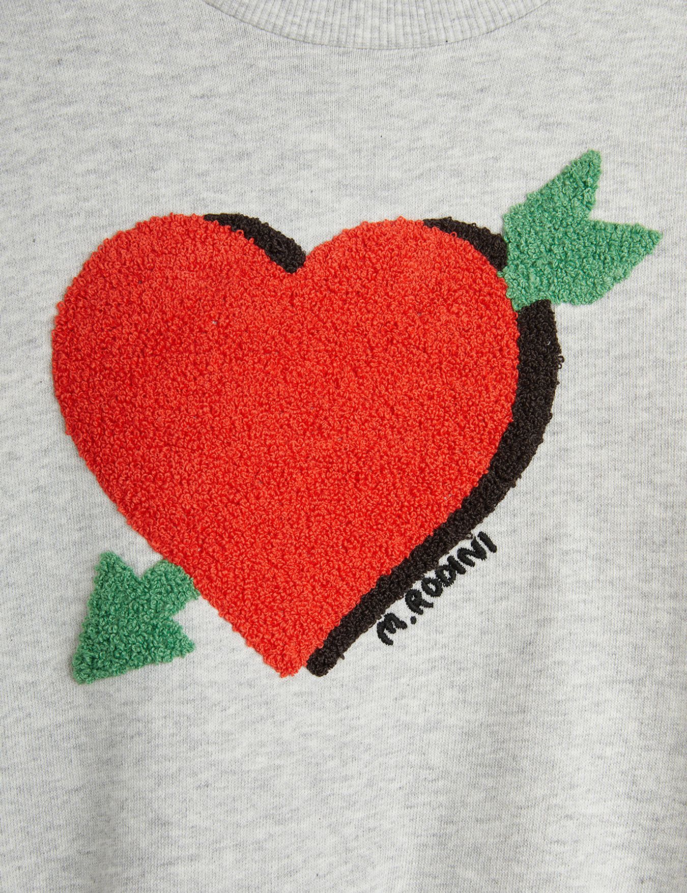 Arrow Heart Chenille Sweatshirt