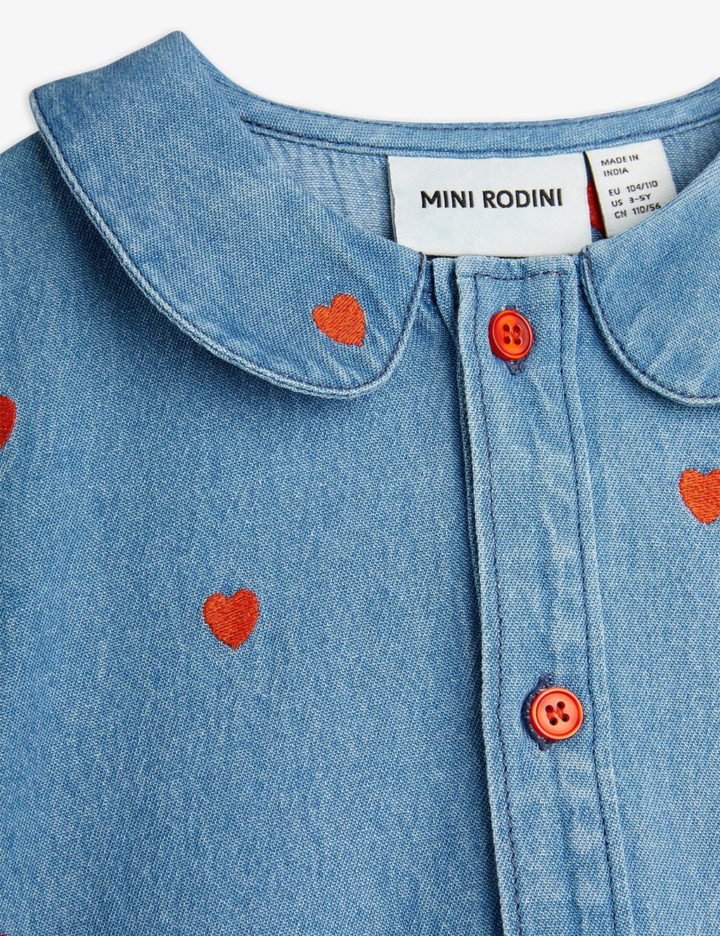 Mini Hearts Denim Dress