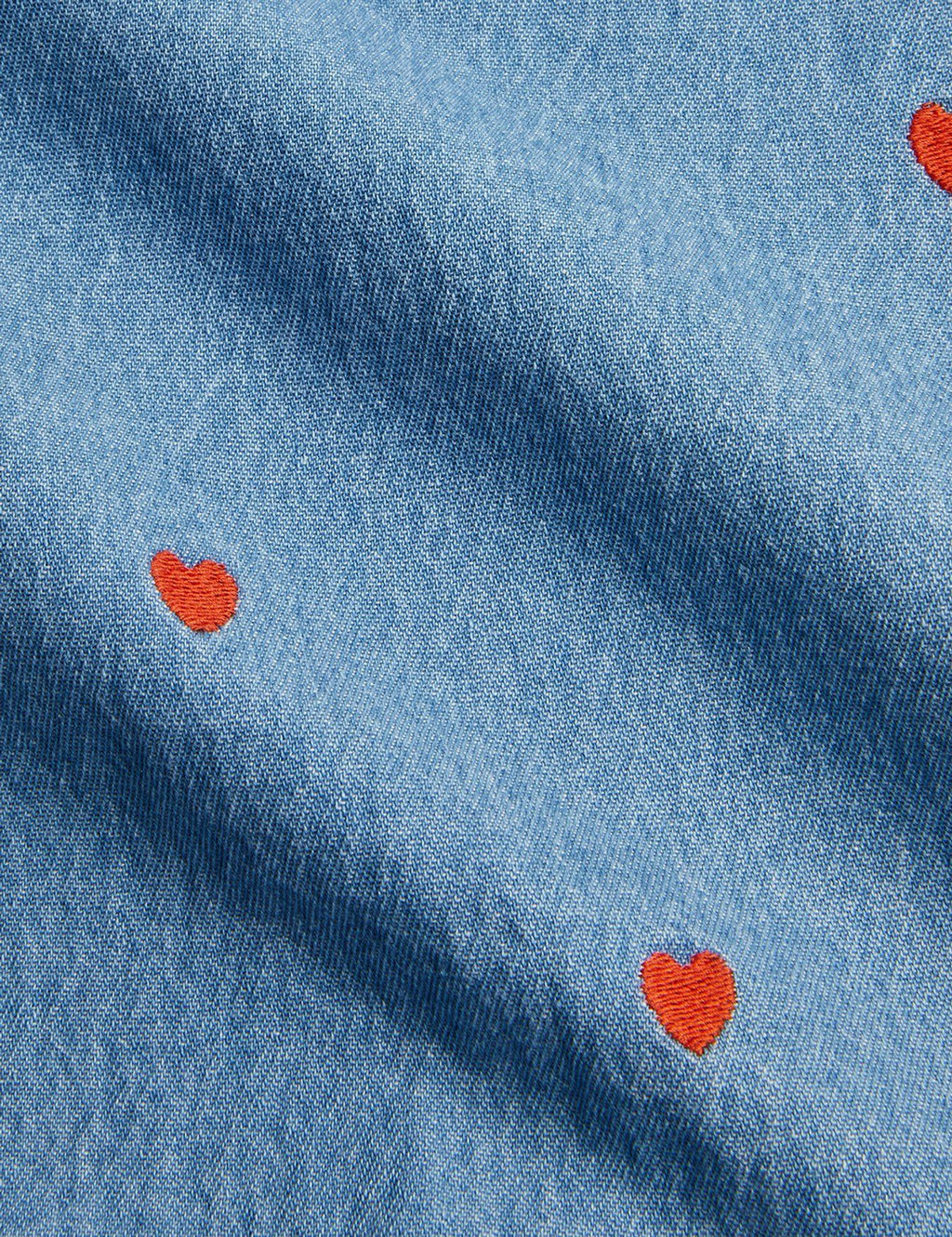 Mini Hearts Denim Dress