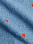 Mini Hearts Denim Dress