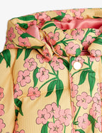 Alpine Flowers Hooded Puffer Jacket