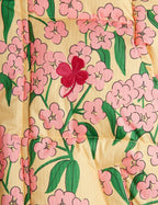 Alpine Flowers Hooded Puffer Jacket