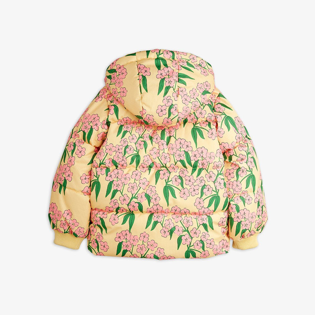 Alpine Flowers Hooded Puffer Jacket