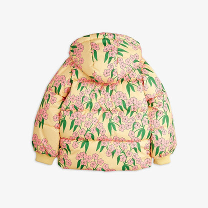 Alpine Flowers Hooded Puffer Jacket