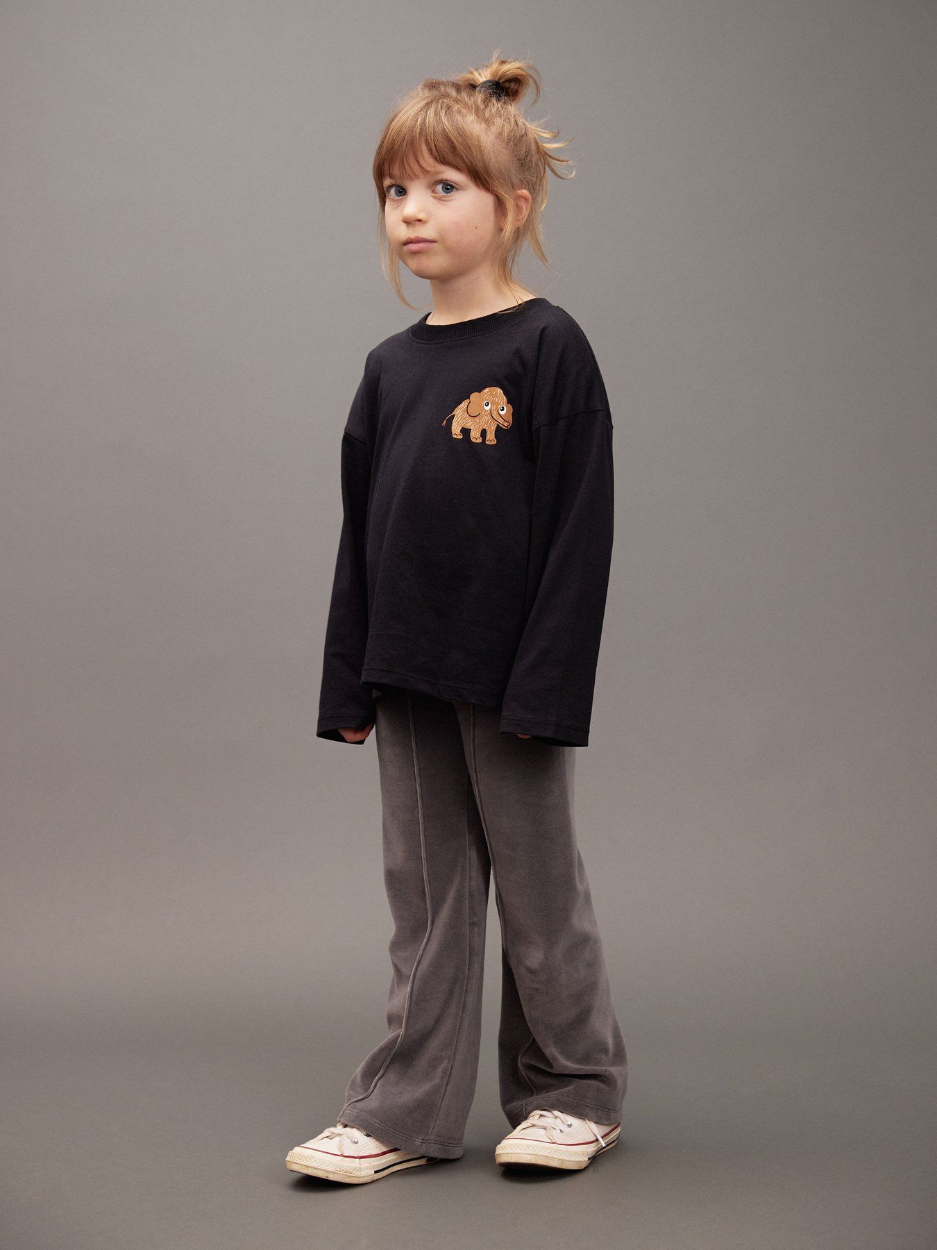 Clover Velour Flared Trousers