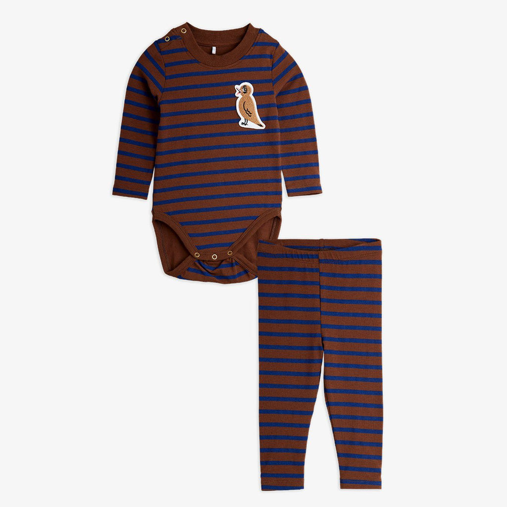 Stripe Bird Patch Set