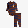 Stripe Bird Patch Set