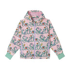 Girls Pink Logo Windbreaker