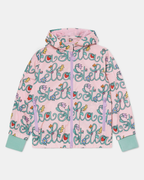 Girls Pink Logo Windbreaker