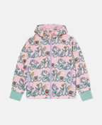 Girls Pink Logo Windbreaker