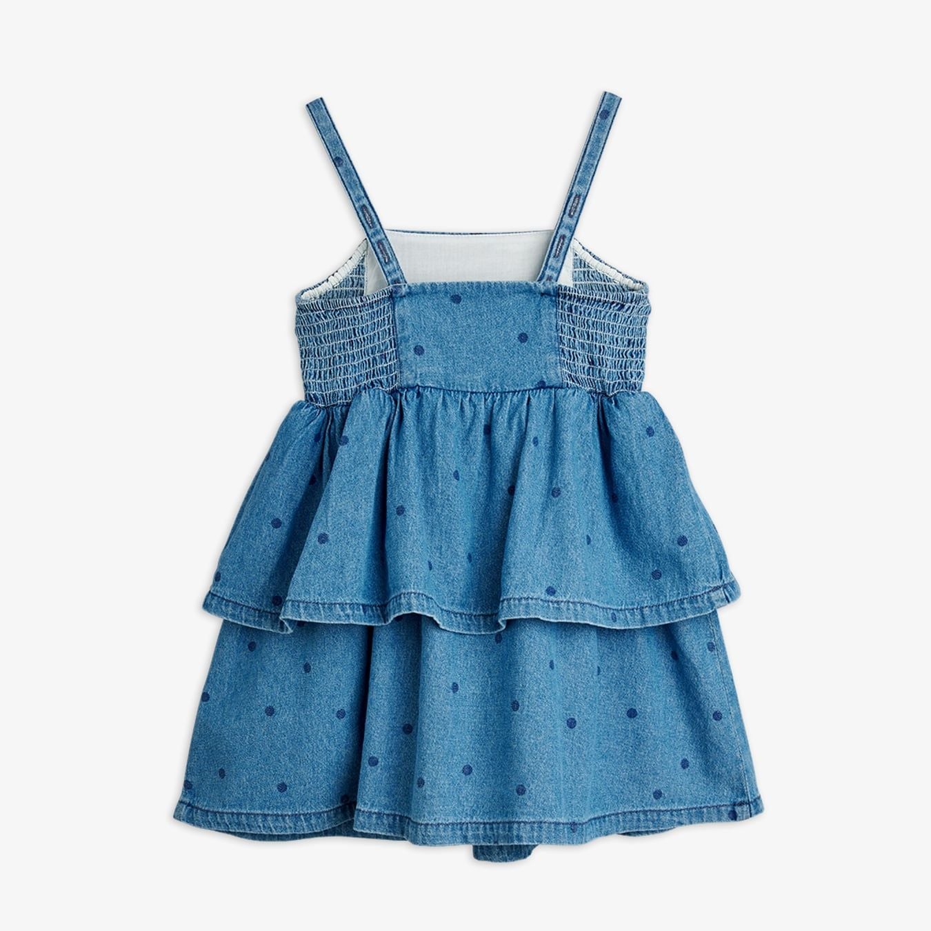 Dotted Denim Dress