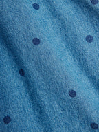 Dotted Denim Dress