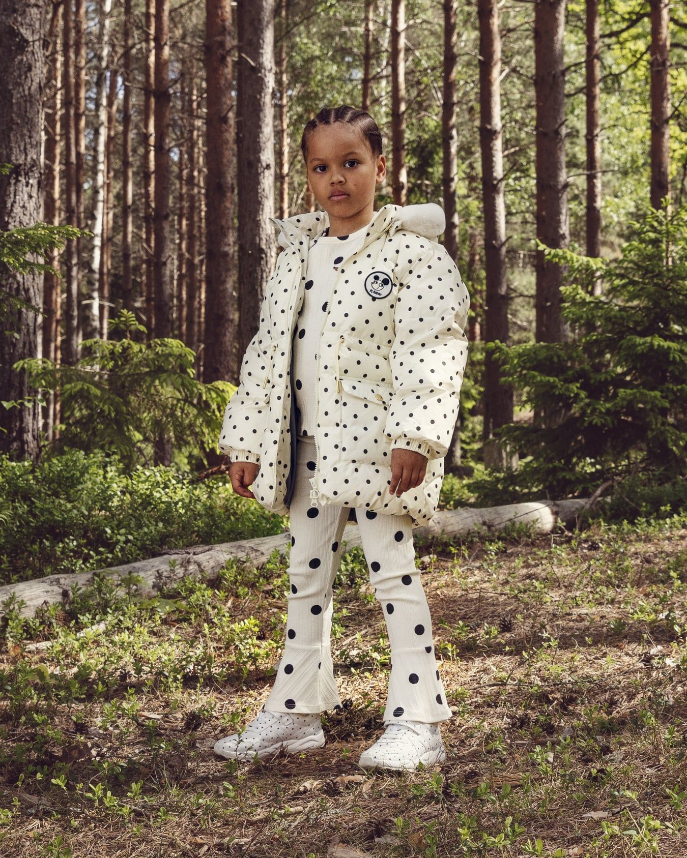 Dots Dog Flared Trousers
