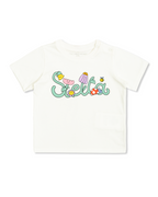 Baby White T-Shirt With Logo Print