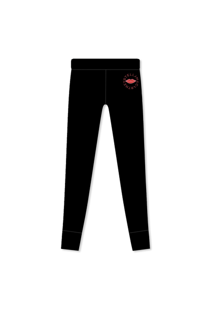 Black Leggings With Logo