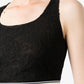Lace Brassiere with Elastic Band