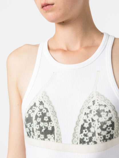 Bra-Print Tank Top