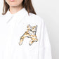 Sequin-Embellished Cat Shirt