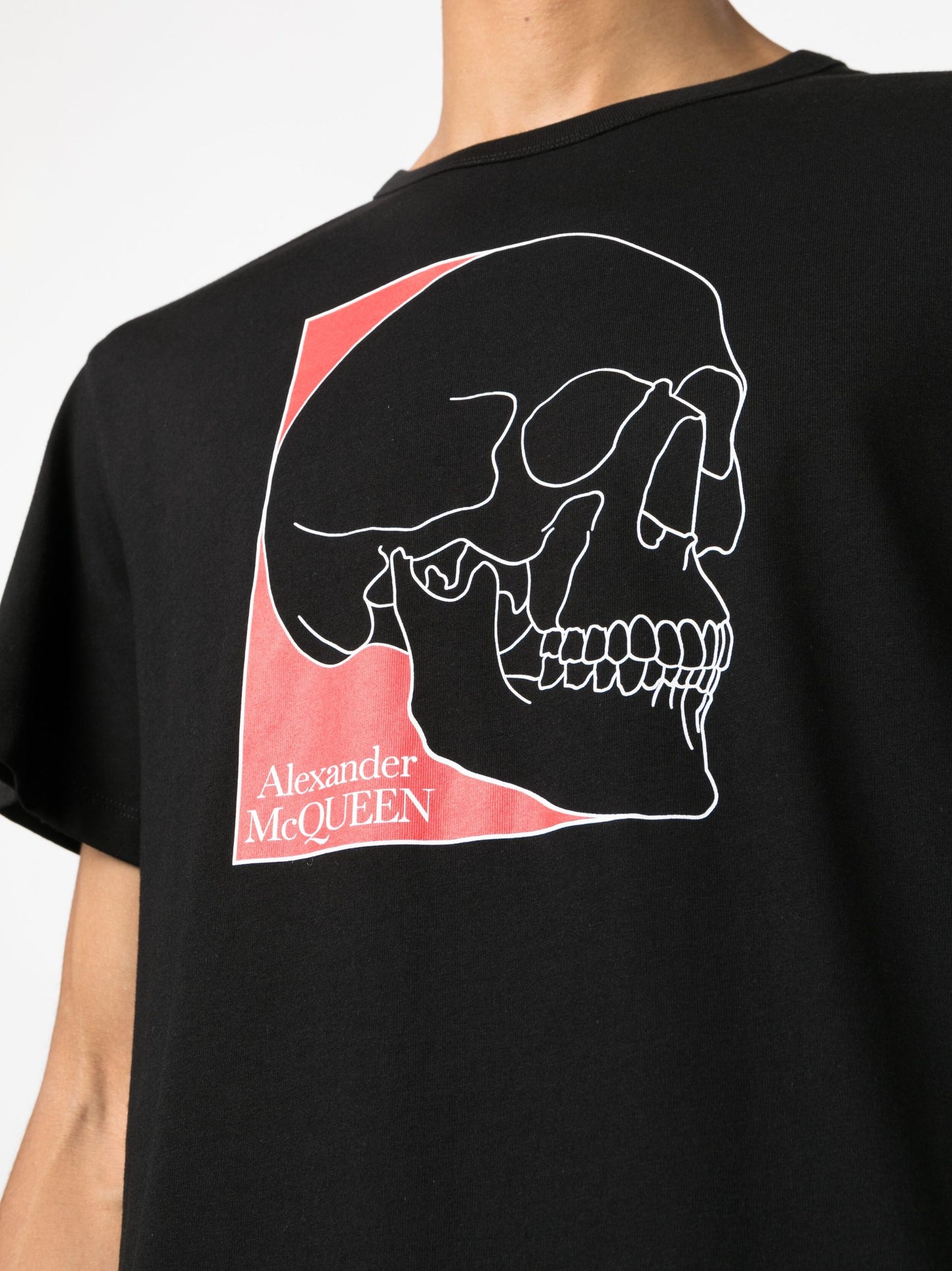 Skull-Print Cotton T-shirt