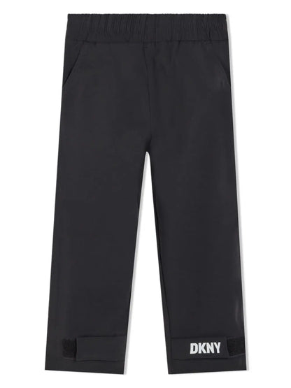 Logo-Patch Straight-Leg Trousers