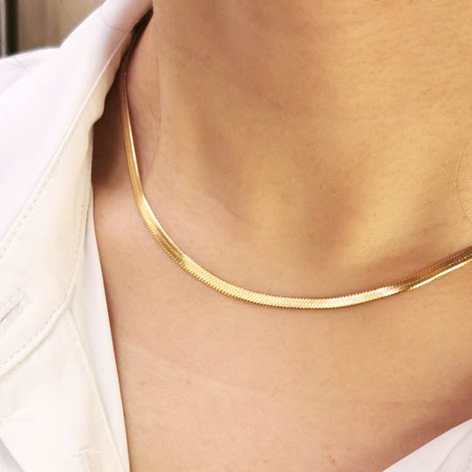 Athena Steel Necklace