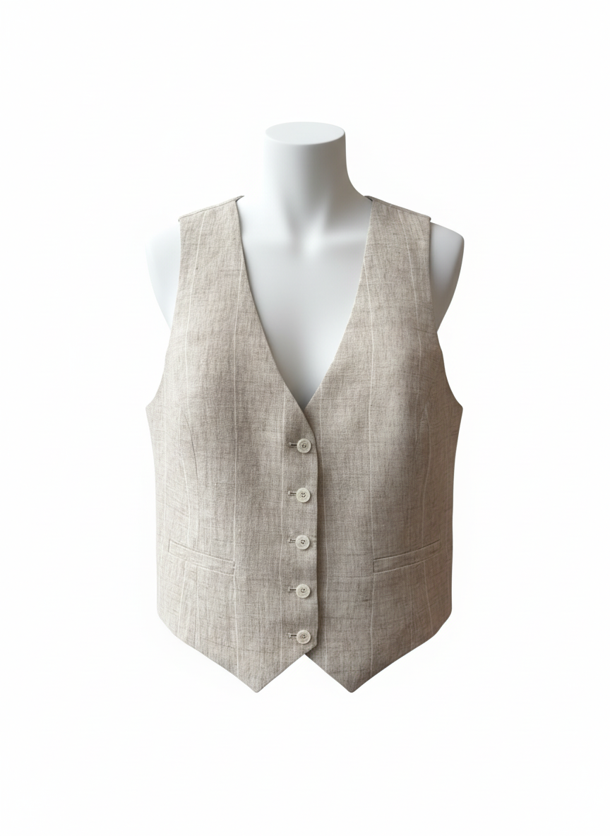 Linen Vest