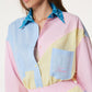 Multicolor Patch Bandana Shirt