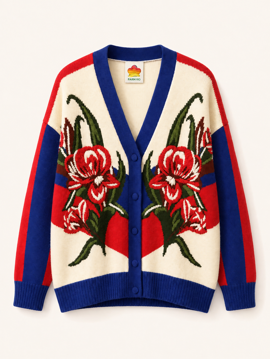 Floral Knit Cardigan