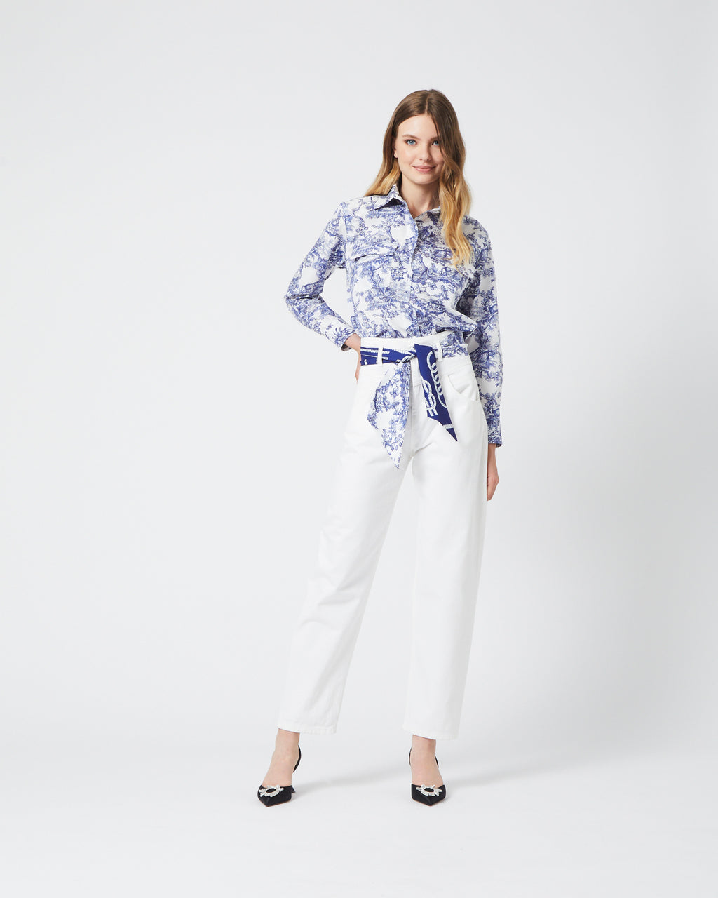 White Print Shirt