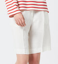 Linen Crema Shorts