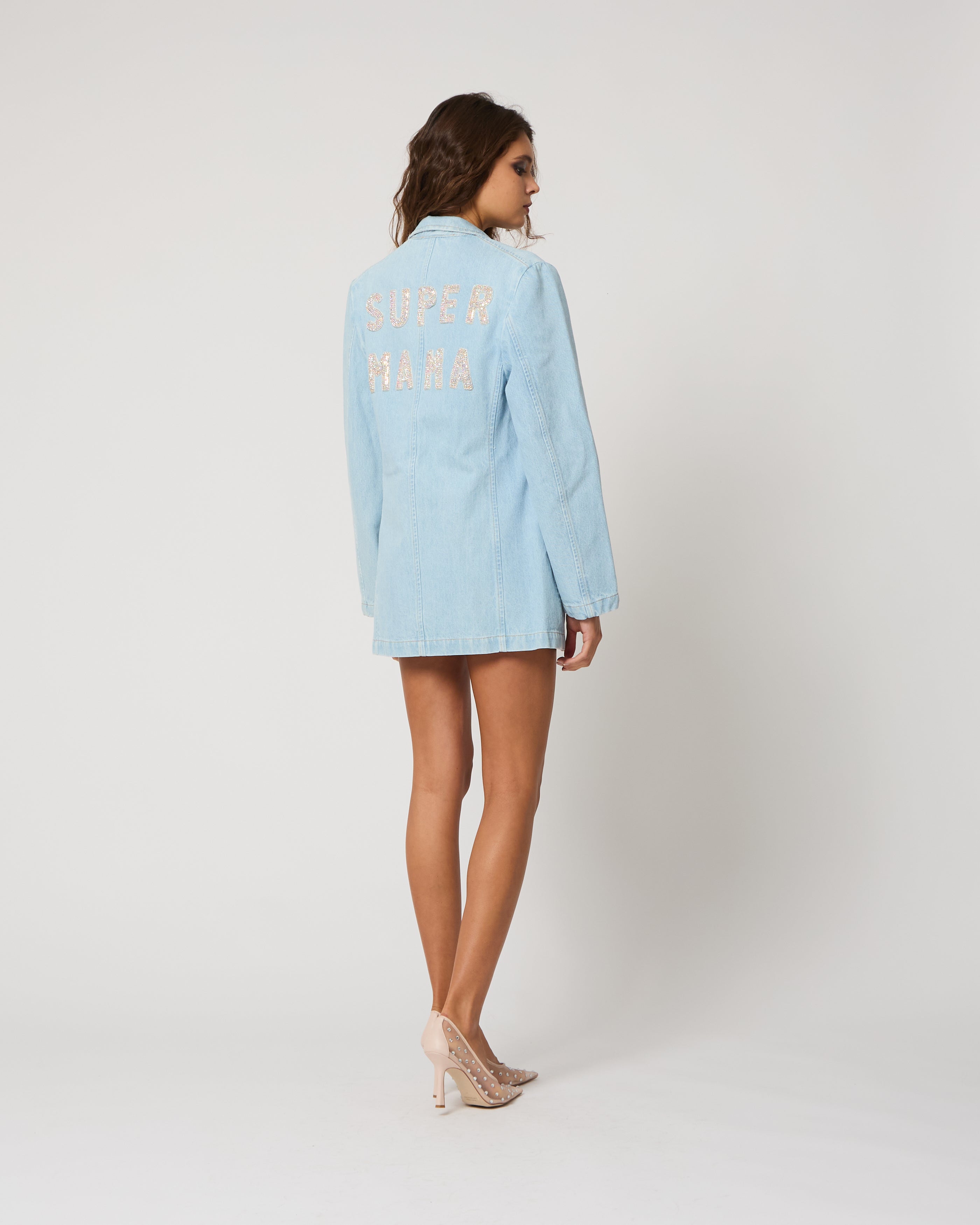 Supermama Denim Blazer