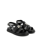 Buckled Leather Sandals