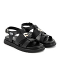 Buckled Leather Sandals