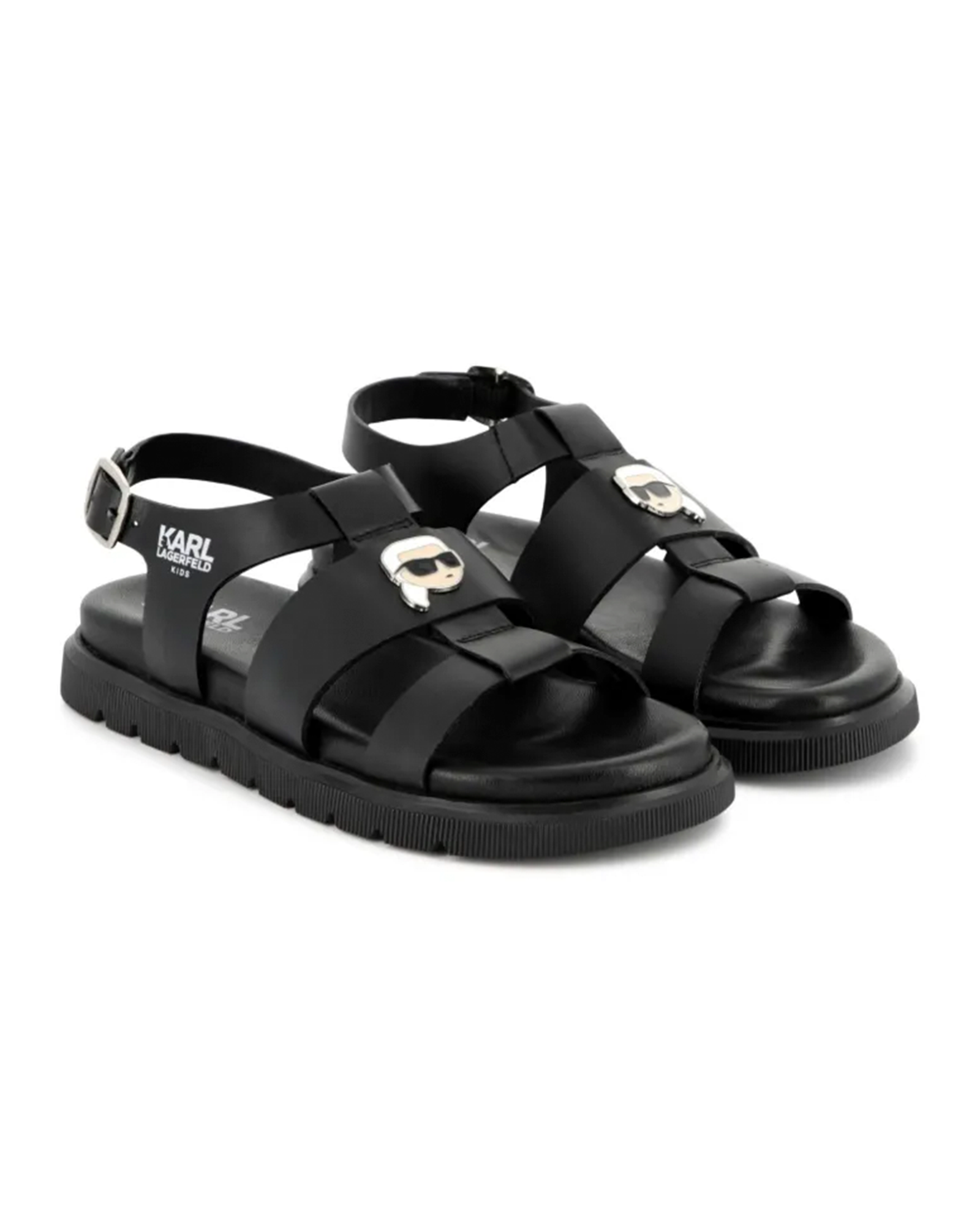 Buckled Leather Sandals
