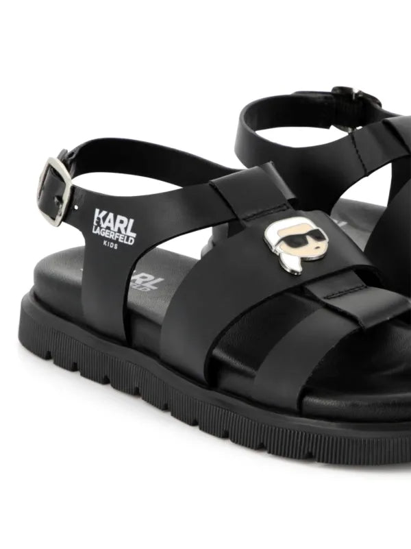 Buckled Leather Sandals