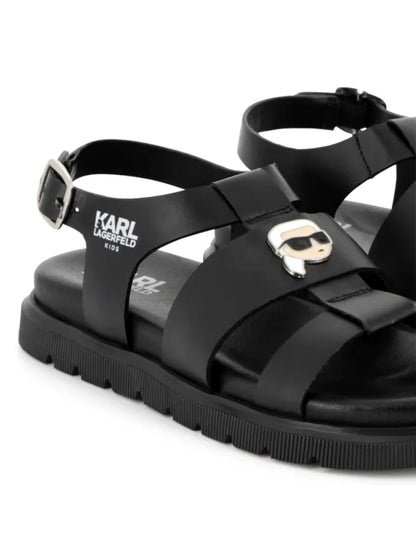 Buckled Leather Sandals