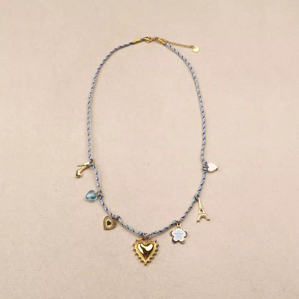 Irisa Steel Necklace