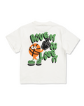 Back Print T-Shirt With Patch