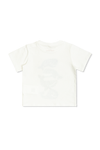 White T-Shirt With Whale Print