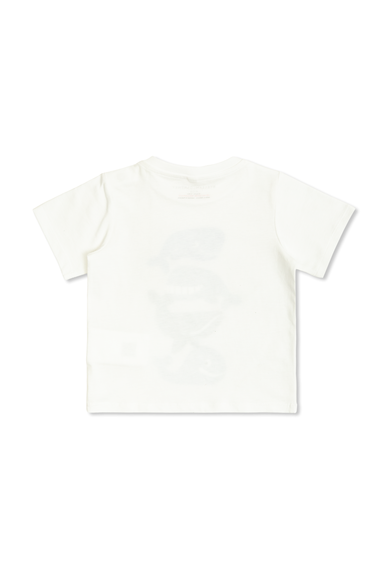 White T-Shirt With Whale Print